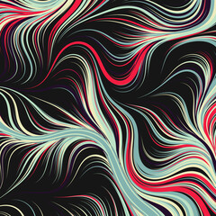 Obraz premium Abstract Perlin Noise Geometric Pattern generative computational art illustration