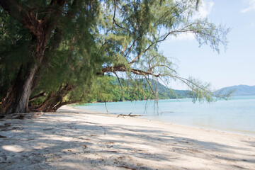 Quiet beach at Koh Yao Yai PhanfNga Thailand in the middle of the Andaman Sea.