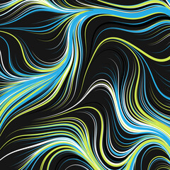 Abstract Perlin Noise Geometric Pattern generative computational art illustration