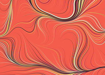 Fototapeta premium Abstract Perlin Noise Geometric Pattern generative computational art illustration