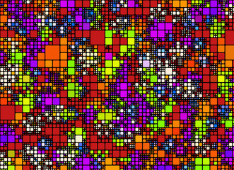 Obraz premium modern design background from different color pixels