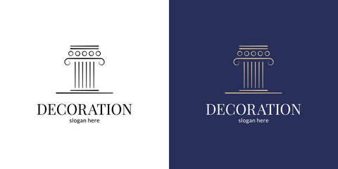 Classic decoration logo