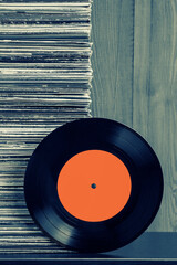 Old vinyl record - 473970860