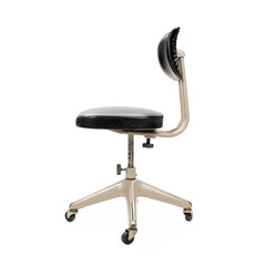 Vintage Office Chair on white background