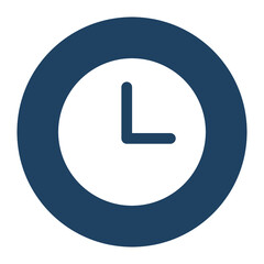 Clock Vector icon which is suitable for commercial work and easily modify or edit it

