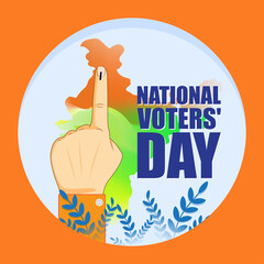 national voters day vector illustration