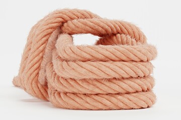 Realistic 3D Render of Rope