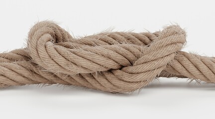 Realistic 3D Render of Rope