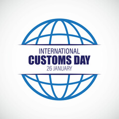 international customs day vector illustration