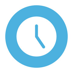 Clock Vector icon which is suitable for commercial work and easily modify or edit it

