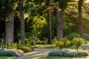 park in spring