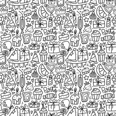 seamless pattern party doodle