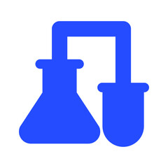 Experiment tube Vector icon which is suitable for commercial work and easily modify or edit it

