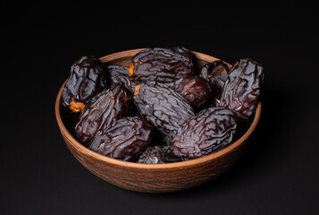 dried dates on a plate