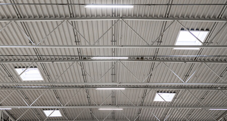 savings - led lighting in the warehouse - smart industrial