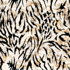 Seamless zebra texture, tiger fur, animal print