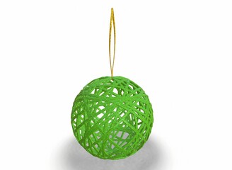 Merry Christmas and Happy New Year toy decoration 3d-rendering