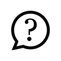 question mark sign icon