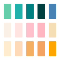 palette color trends 2022 design graphic.