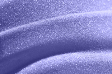Texture de neige, fond d& 39 hiver dans la couleur violette très péri de l& 39 année 2022