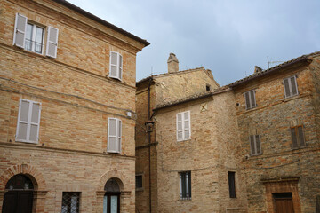 Moresco, medieval village in Fermo province, Marche, Italy