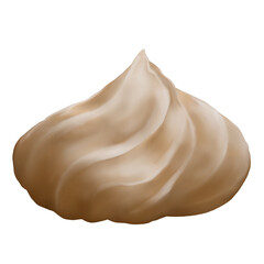 The painted airy chocolate meringue 