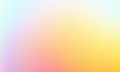 Abstract pastel holographic blurred grainy gradient background texture. Colorful digital grain soft noise effect pattern. Lo-fi multicolor vintage retro design. - obrazy, fototapety, plakaty