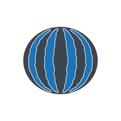 Watermelon icon ( vector illustration )