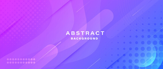 Abstract blue and purple modern background gradient color.	