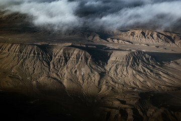 Himalaya Berge aufgenommen aus dem Flugzeug  © romanb321