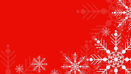 christmas background with snowflakes