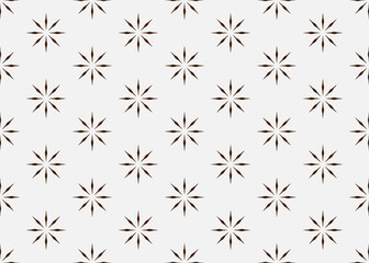 Geometric seamless pattern with a pattern in the form of a flower