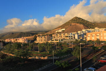 Obraz premium village in the mountains