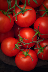 Tomaten von oben