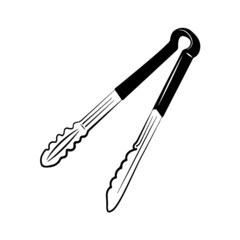 Tongs Line Art Silhouette Design Element Art SVG EPS Logo PNG Vector Clipart Cutting Cut Cricut