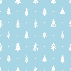 Simple Christmas theme vector pattern