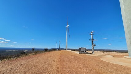 wind turbines