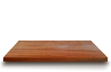 wooden table with plenty of room for your content and logo. Use as a montage for displaying items.Concept in a vintage style, Clipping path