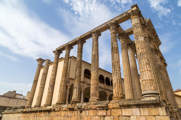 Roman temple of Diana in Merida