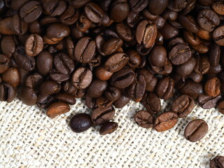 roasted arabica black coffee beans