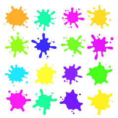 インクやペンキ飛ばし素材