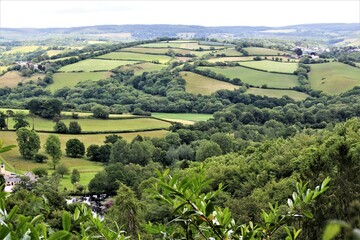 View of the english countryside