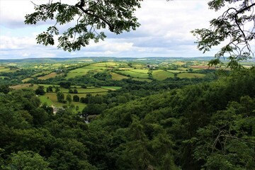 View of the english countryside