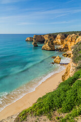 Cliffs in the Coast of Algarve
