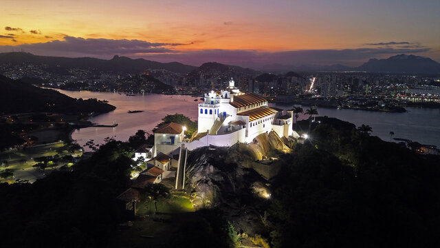 Convento da Penha, Vila Velha, Esp&iacute;rito Santo, Brasil.