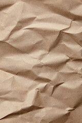 Crumpled craft paper texture