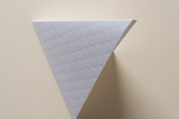 folded card stock paper object