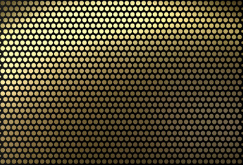 Star dust texture. Gold vector background.