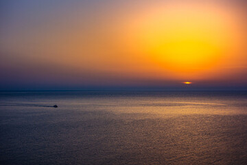 Sonnenuntergang auf Ibiza, Balearen, Spanien
