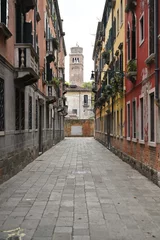 Washable wall murals Narrow Alley Narrow empty street in venice Old town